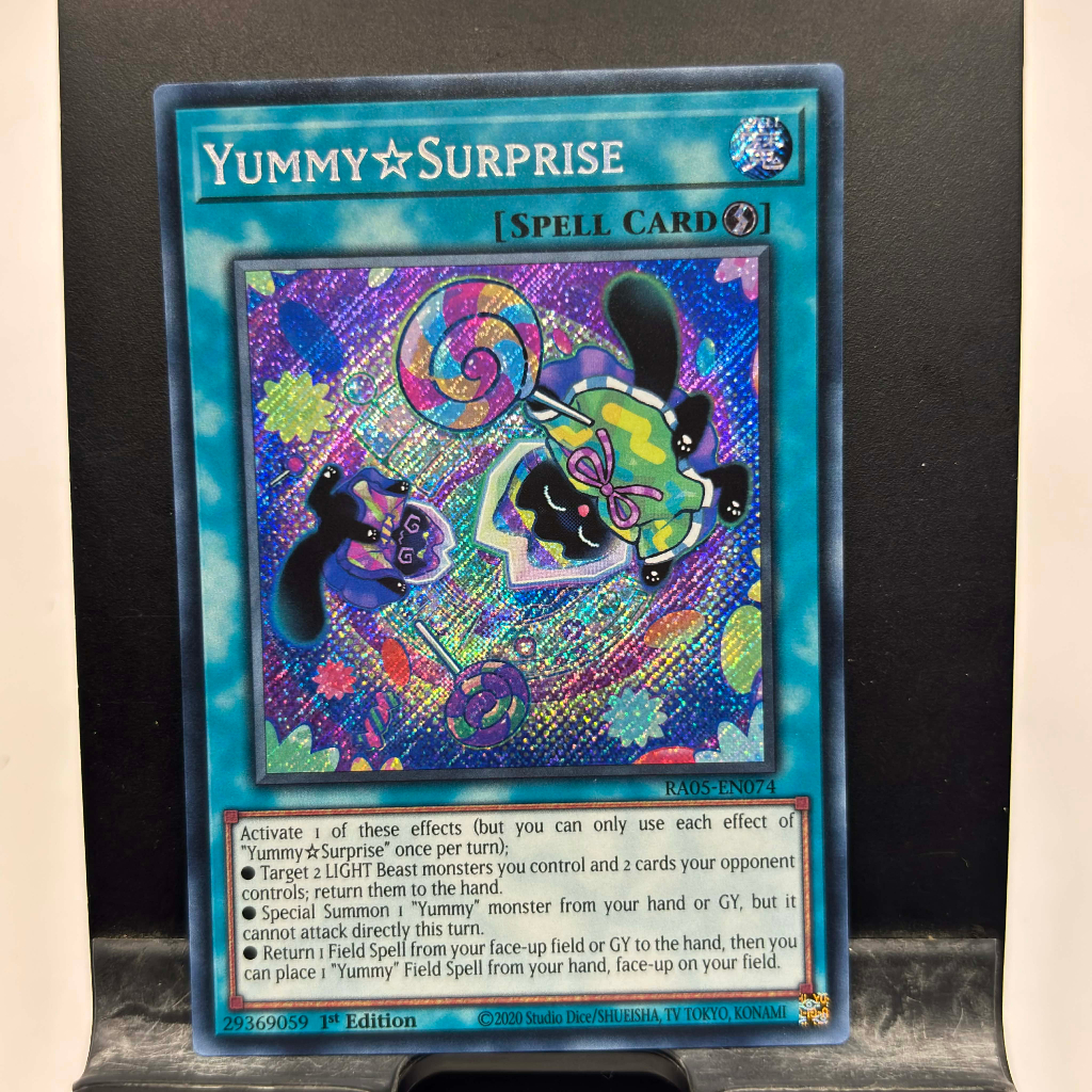 [ Bài Yugioh Chính Hãng ] YummySurprise - RA05-EN074 - Super/Ultra/Secret