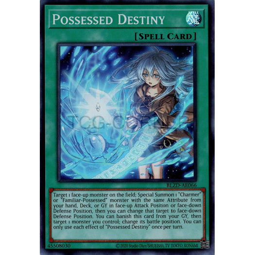 [ Bài Yugioh Chính Hãng ] BLZD-AE066 Possessed Destiny - Super Rare