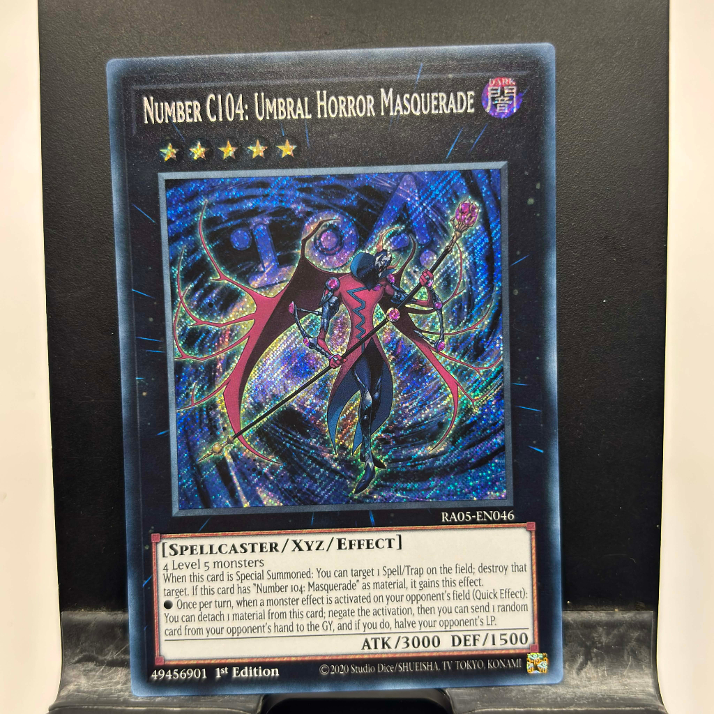 [ Bài Yugioh Chính Hãng ] Number C104: Umbral Horror Masquerade - RA05-EN046 - Super/Ultra/Secret