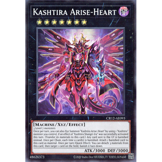 [ Bài Yugioh Chính Hãng ] CR12-AE093 Kashtira Arise-Heart - Super Rare