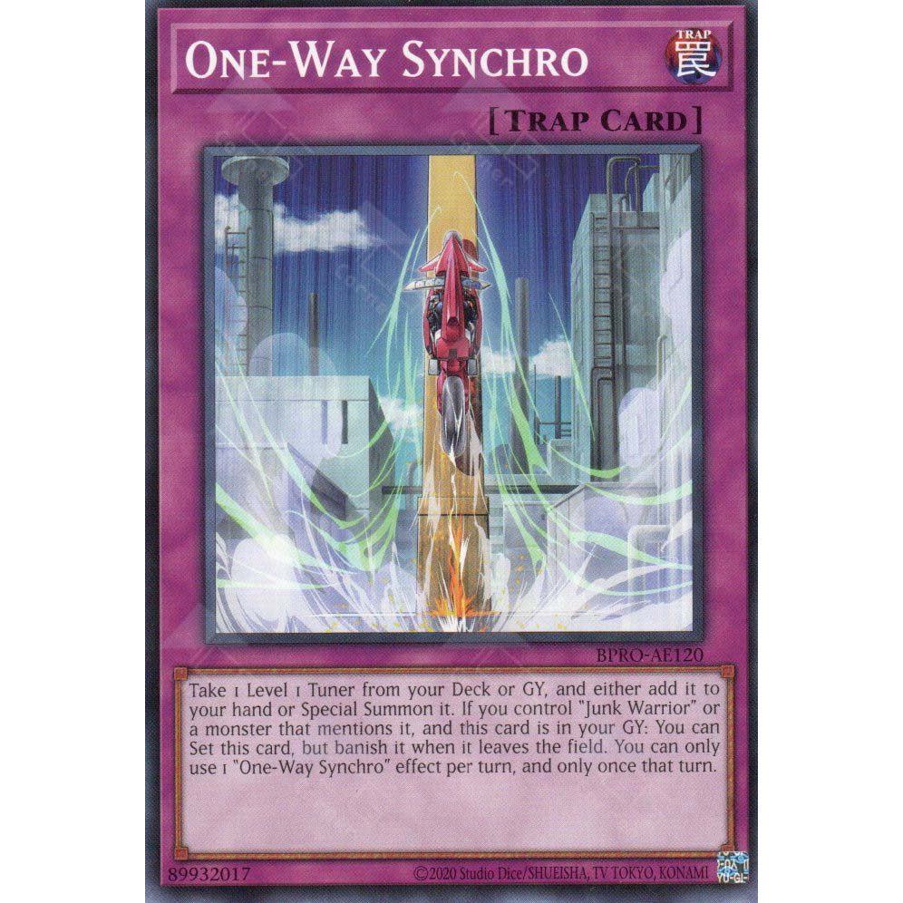 [ Bài Yugioh Chính Hãng ] BPRO-AE120 One-Way Synchro - Common
