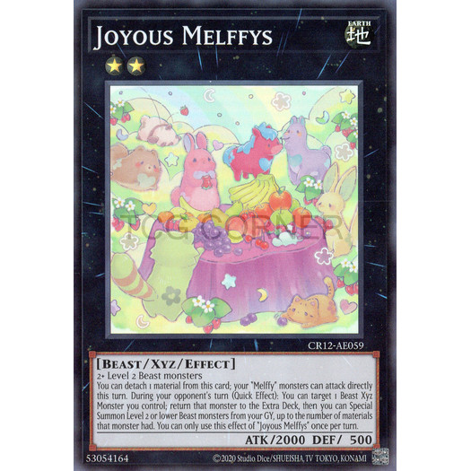[ Bài Yugioh Chính Hãng ] CR12-AE059 Joyous Melffys - Super Rare