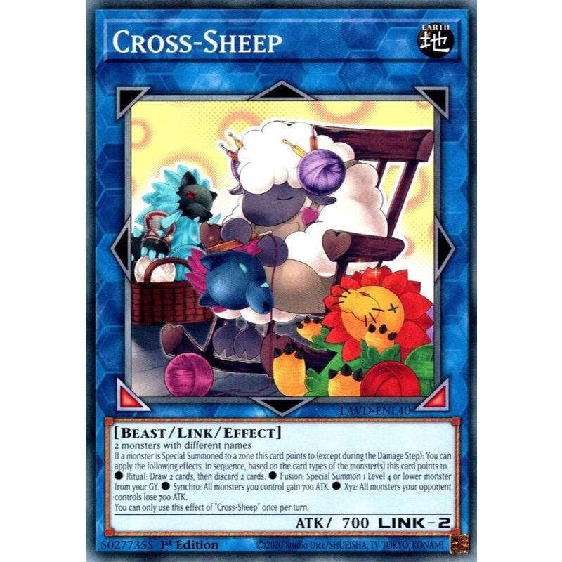 [ Bài Yugioh Chính Hãng ] Cross-Sheep - LAVD-ENL40 - Common
