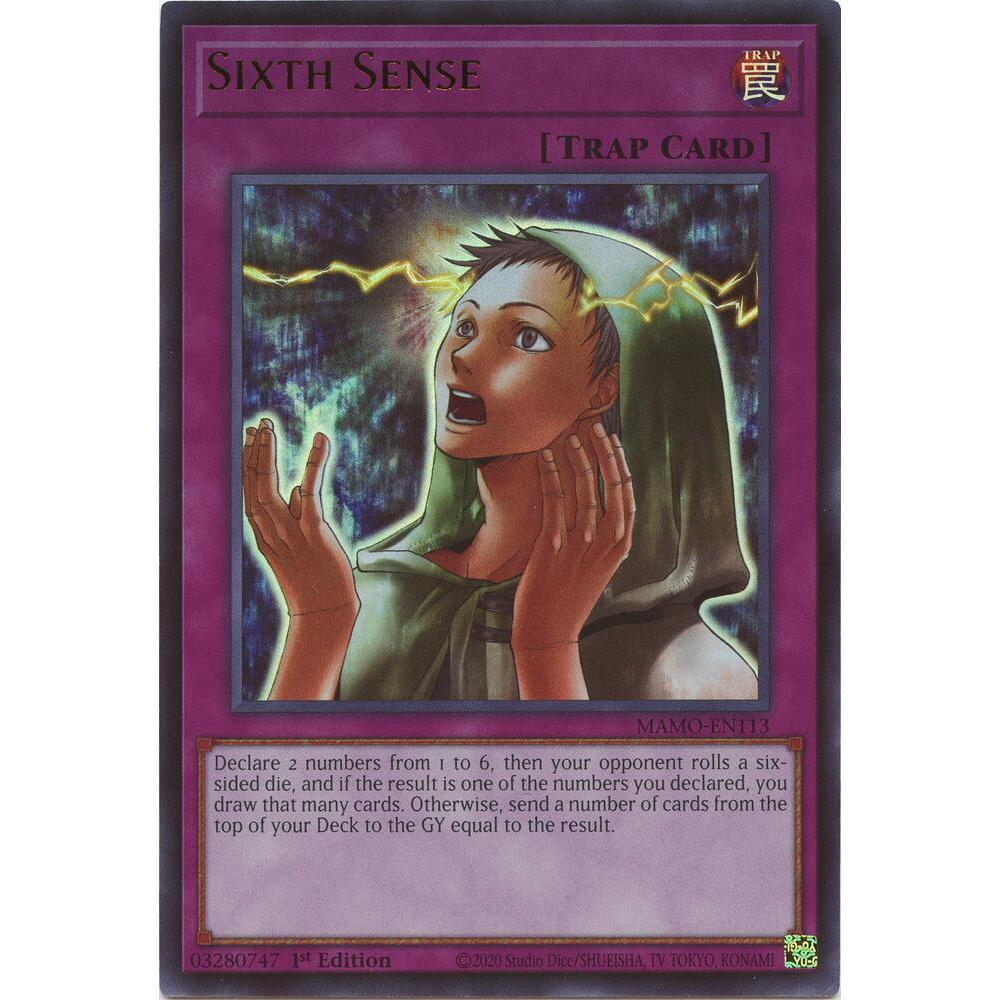 [Thẻ Bài Yugioh Chính Hãng] Sixth Sense - MAMO-EN113 - Ultra Rare