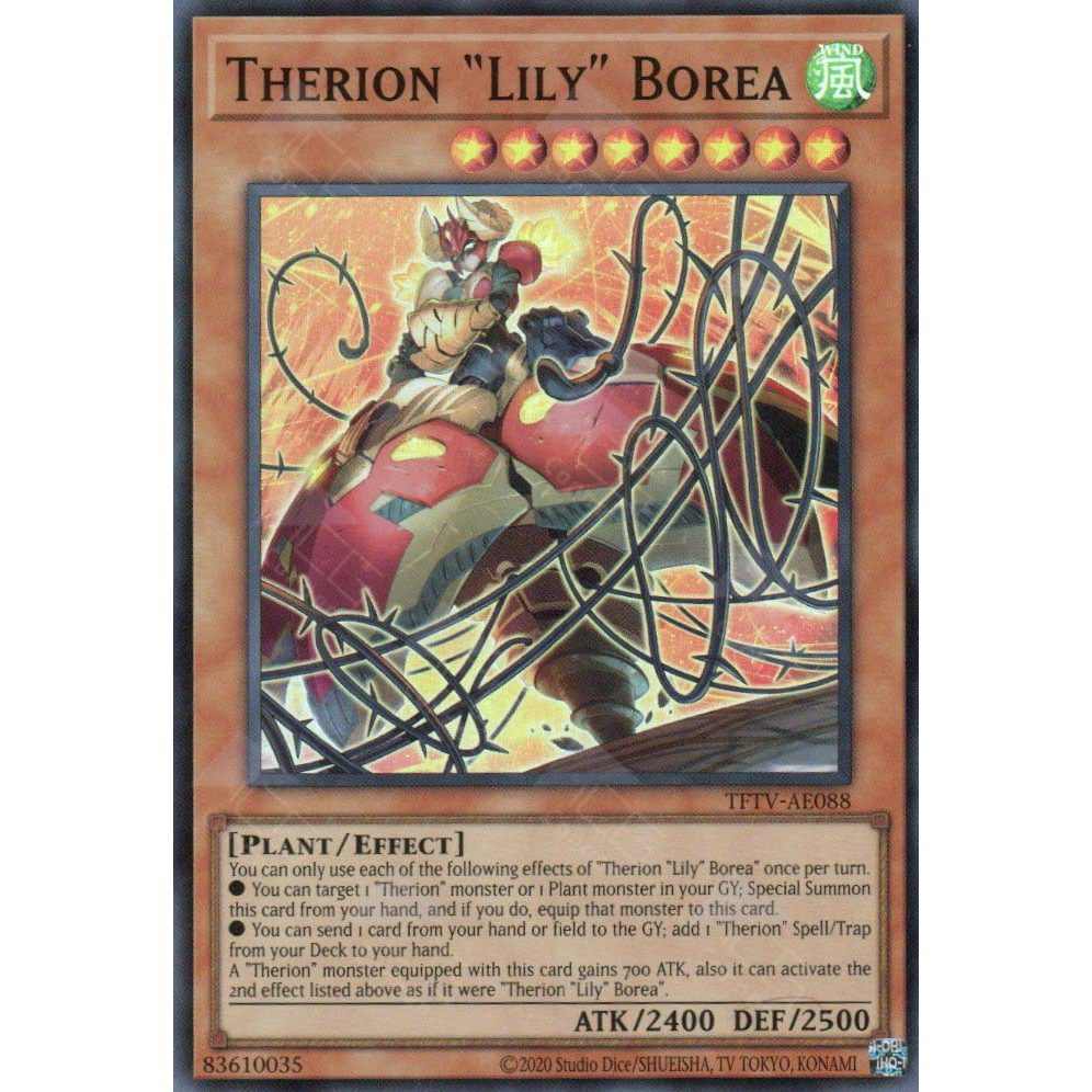 [ Bài Yugioh Chính Hãng ] TFTV-AE088 Therion 
