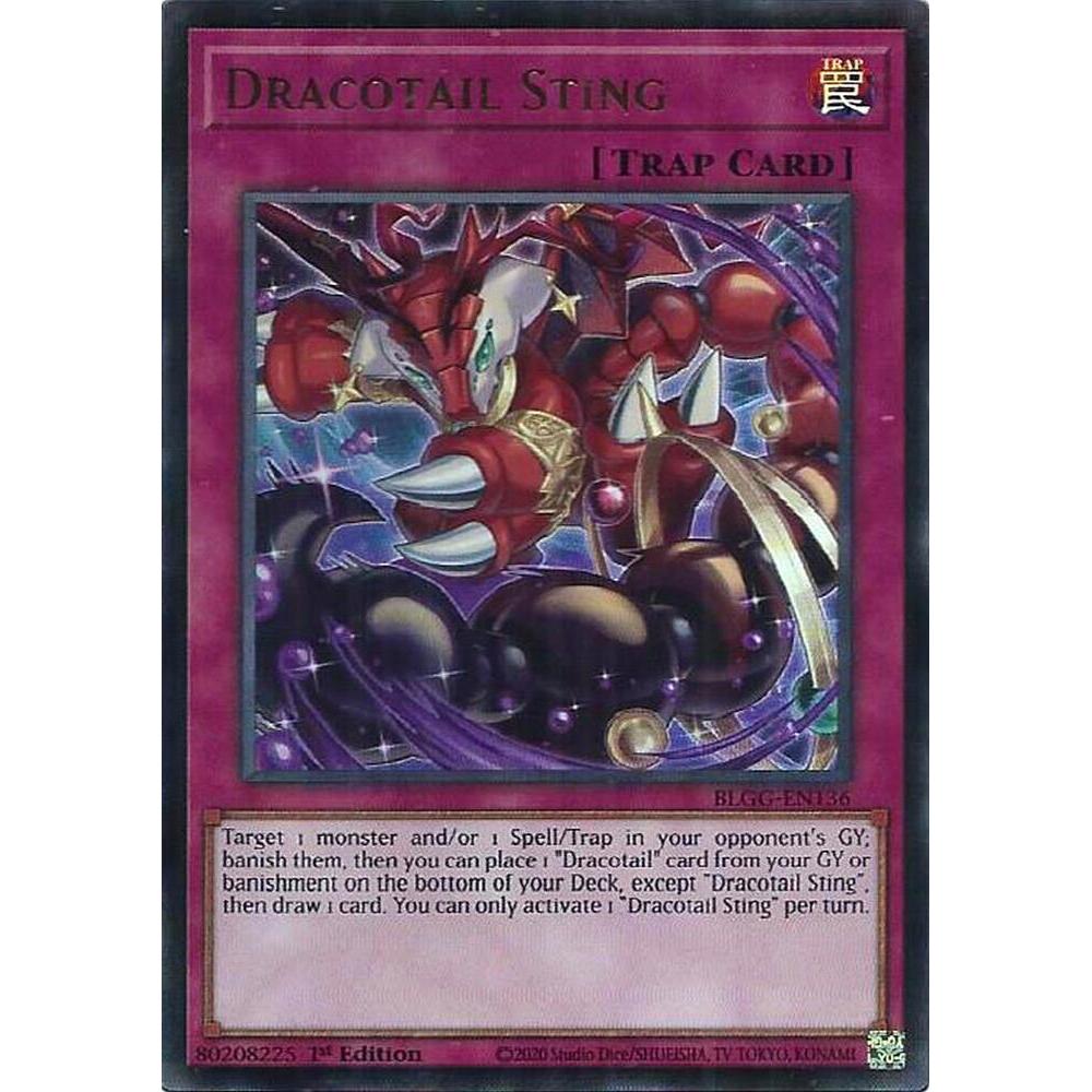 [ Bài Yugioh Chính Hãng ] Dracotail Sting - BLGG-EN136 - Ultra Rare