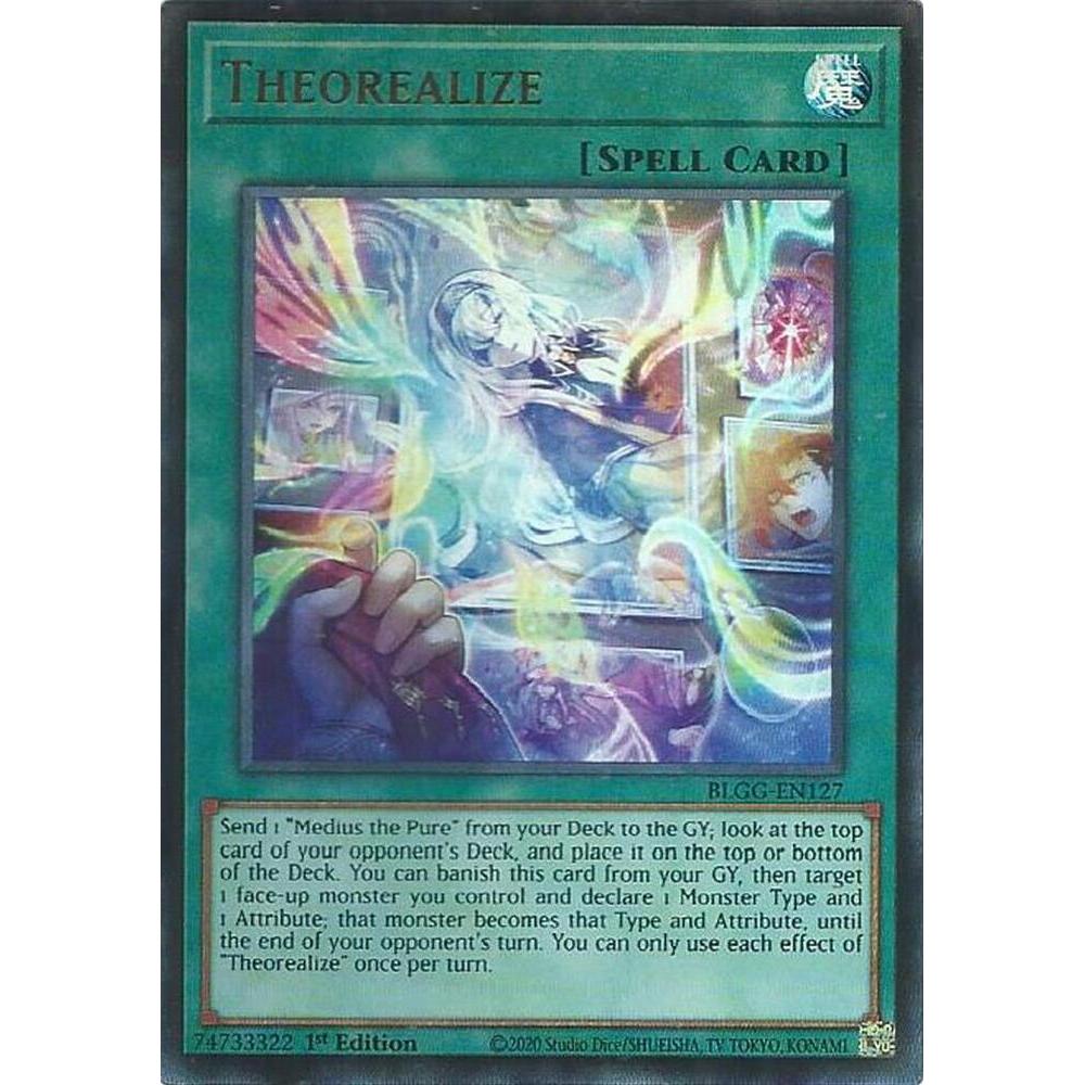 [ Bài Yugioh Chính Hãng ] Theorealize - BLGG-EN127 - Ultra Rare