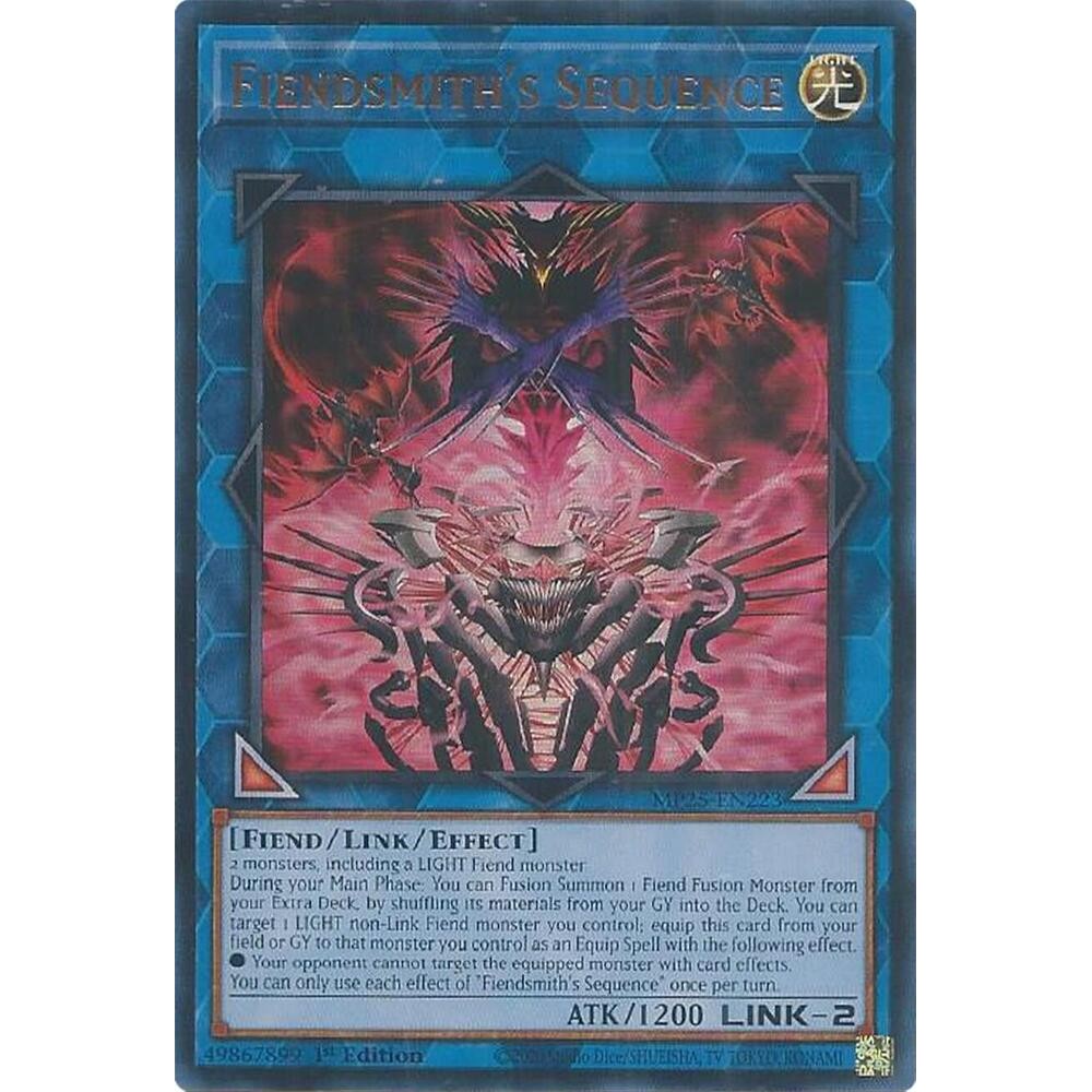 [ Bài Yugioh Chính Hãng ] Fiendsmith's Sequence - MP25-EN223 - Ultra Rare 1st Edition