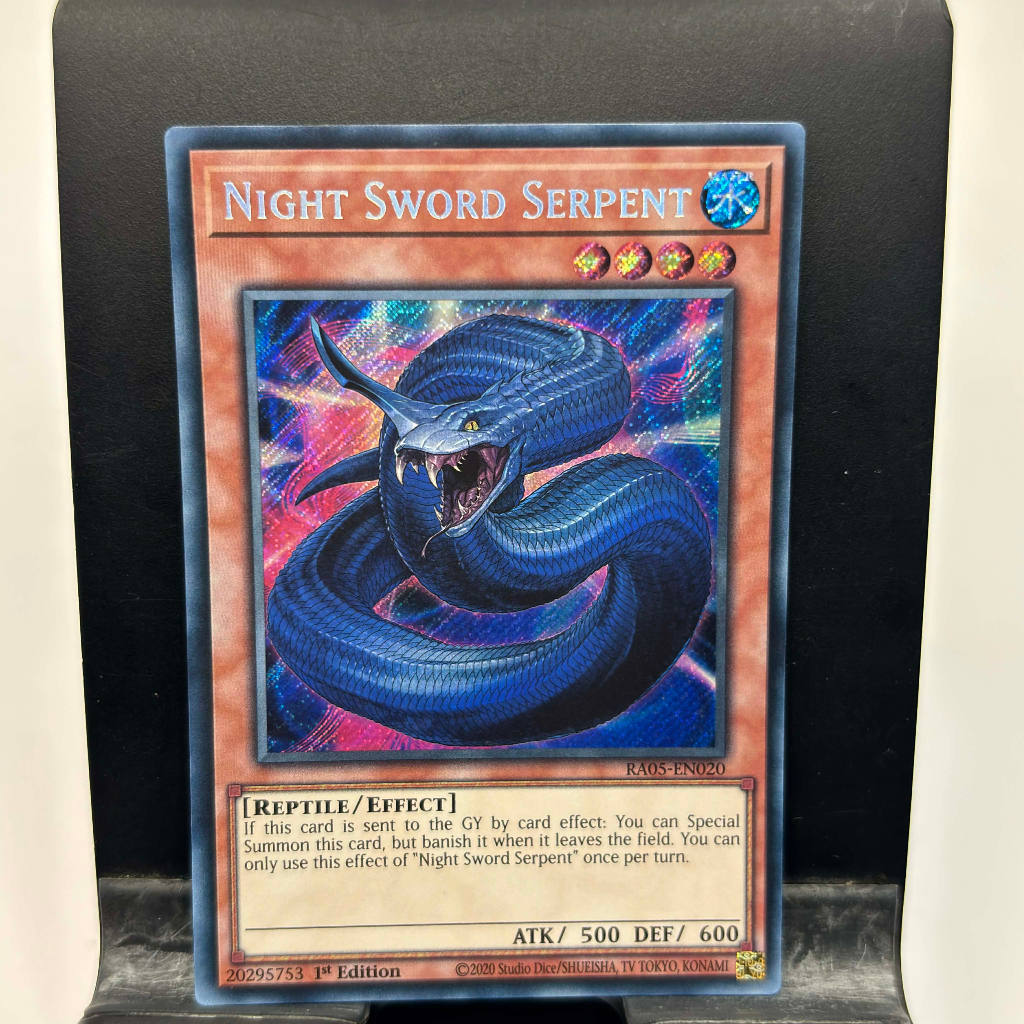 [ Bài Yugioh Chính Hãng ] Night Sword Serpent - RA05-EN020 - Super/Ultra/Secret