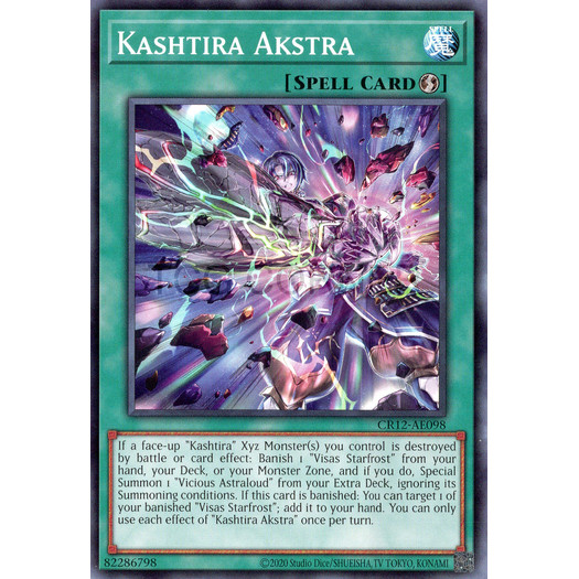[ Bài Yugioh Chính Hãng ] CR12-AE098 Kashtira Akstra - Common