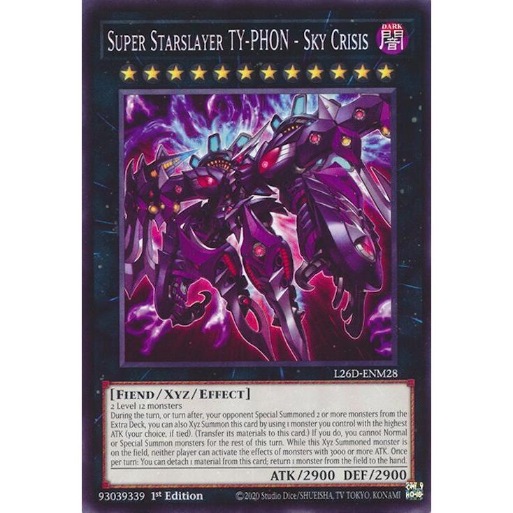 [ Bài Yugioh Chính Hãng ] Super Starslayer TY-PHON - Sky Crisis - L26D-ENM28 - Common