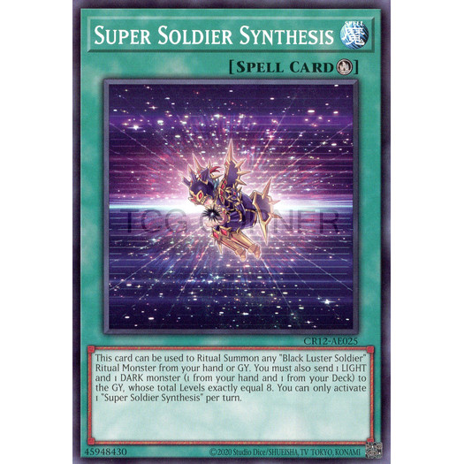 [ Bài Yugioh Chính Hãng ] CR12-AE025 Super Soldier Synthesis - Common