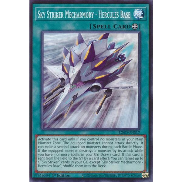 [ Bài Yugioh Chính Hãng ] Sky Striker Mecharmory - Hercules Base - L26D-ENS17 - Common