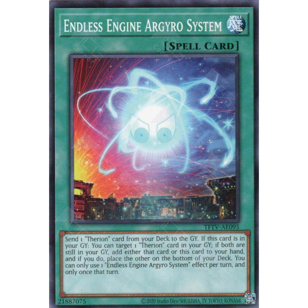 [ Bài Yugioh Chính Hãng ] TFTV-AE095 Endless Engine Argyro System - Common