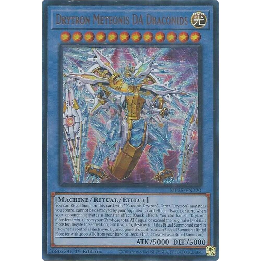 [ Bài Yugioh Chính Hãng ] Drytron Meteonis DA Draconids - MP25-EN220 - Ultra Rare 1st Edition