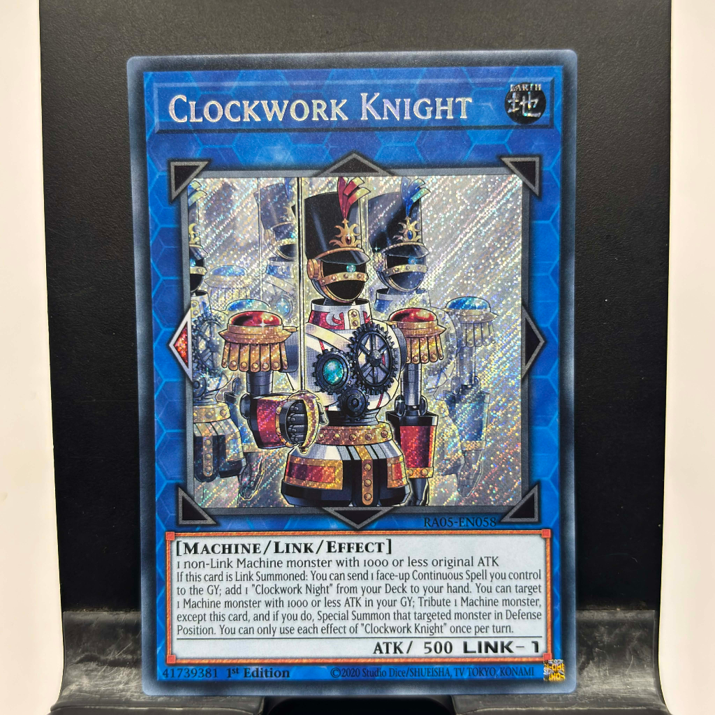 [ Bài Yugioh Chính Hãng ] Clockwork Knight - RA05-EN058 - Super/Ultra/Secret