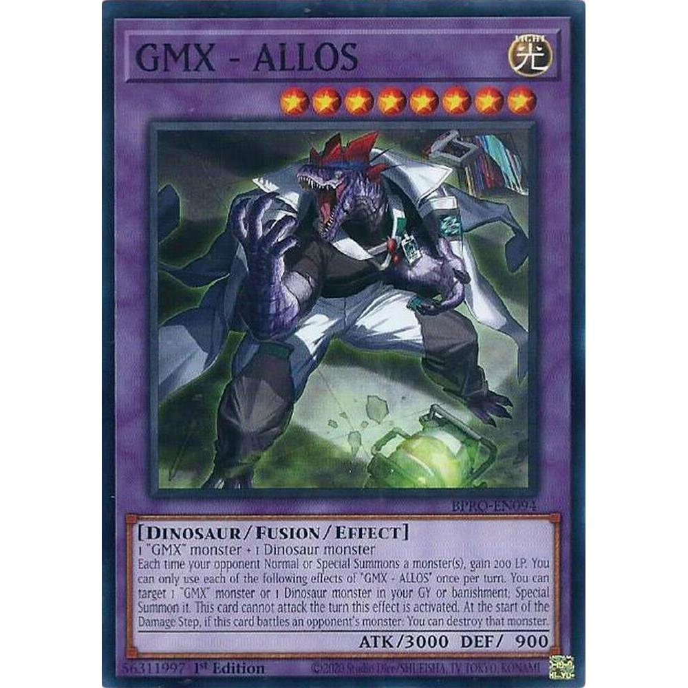 [ Bài Yugioh Chính Hãng ]  GMX – ALLOS - BPRO-EN094 - Common 1st Edition