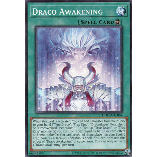 [ Bài Yugioh Chính Hãng ] DOOD-AE064 Draco Awakening - Common