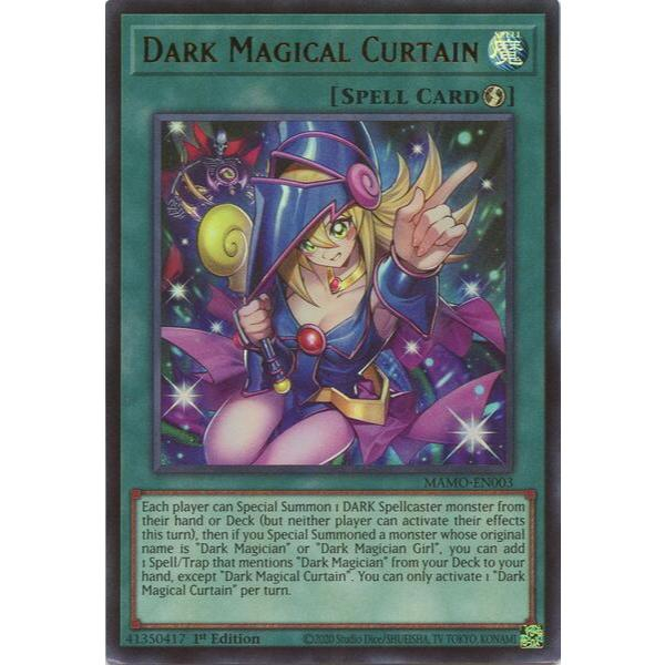 [ Bài Yugioh Chính Hãng ] Dark Magical Curtain - MAMO-EN003 - Ultra Rare