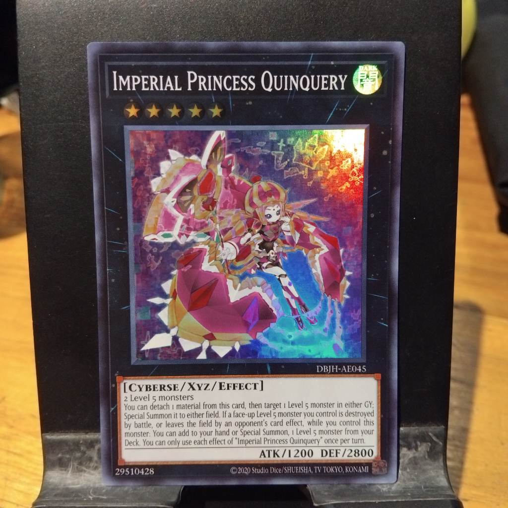 [ Bài Yugioh Chính Hãng ] DBJH-AE045 Imperial Princess Quinquery - Super Rare