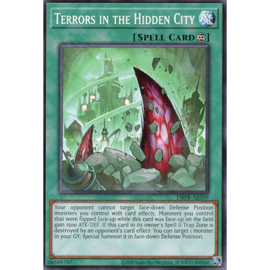 [ Bài Yugioh Chính Hãng ] DBPR-AE059 Terrors in the Hidden City - Common