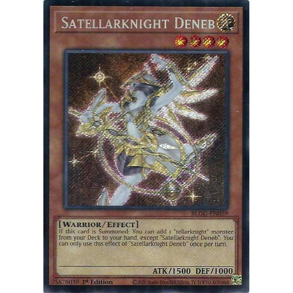 [ Bài Yugioh Chính Hãng ] Satellarknight Deneb - BLGG-EN059 - Secret Rare