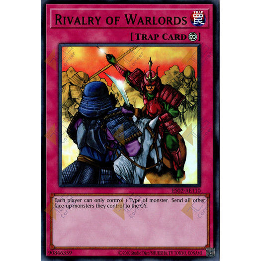 [ Bài Yugioh Chính Hãng ] ES02-AE110 Rivalry of Warlords - Ultra Rare