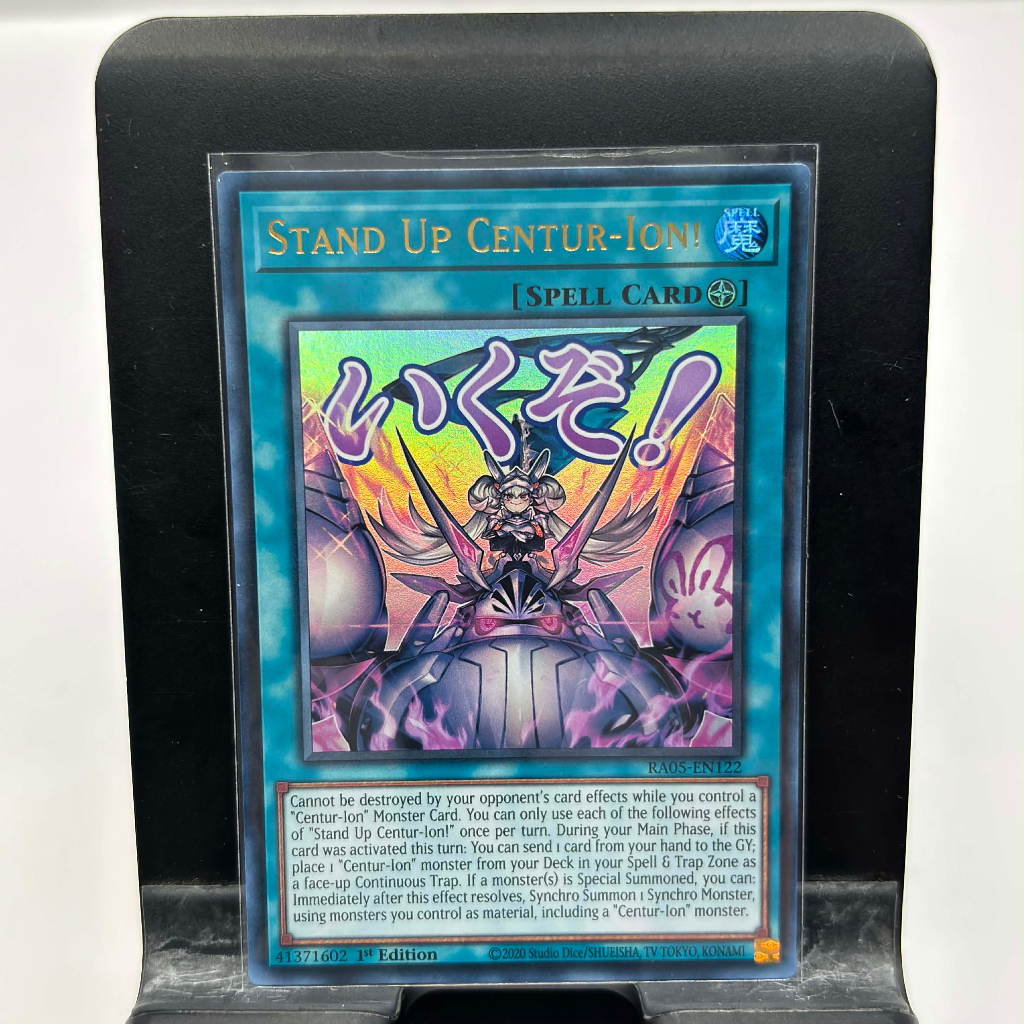 [ Bài Yugioh Chính Hãng ] Stand Up Centur-Ion! (Stamp Edition) - RA05-EN122 - Ultra Rare