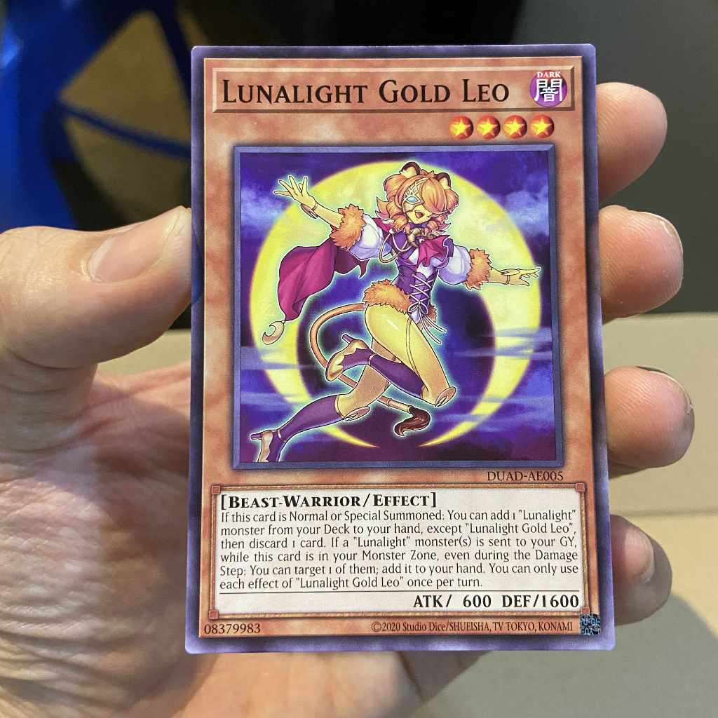 [ Bài Yugioh Chính Hãng ] DUAD-AE005 Lunalight Gold Leo - Common