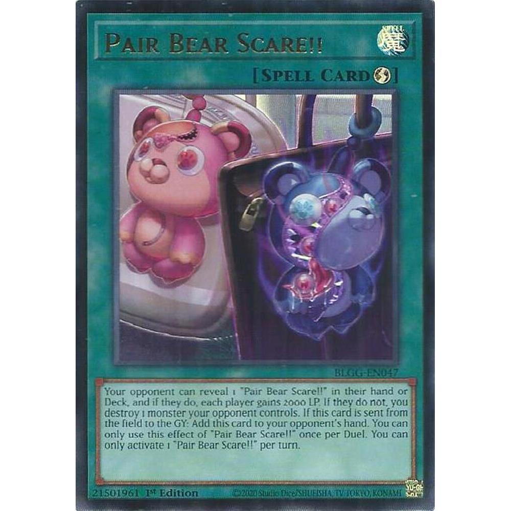 [ Bài Yugioh Chính Hãng ] Pair Bear Scare!! - BLGG-EN047 - Ultra Rare