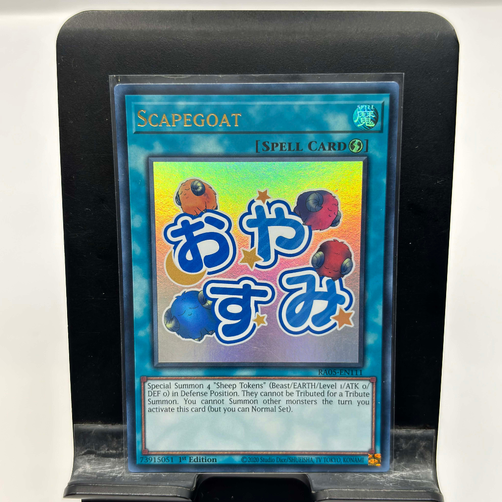 [ Bài Yugioh Chính Hãng ] Scapegoat (Stamp Edition) - RA05-EN111 - Ultra Rare