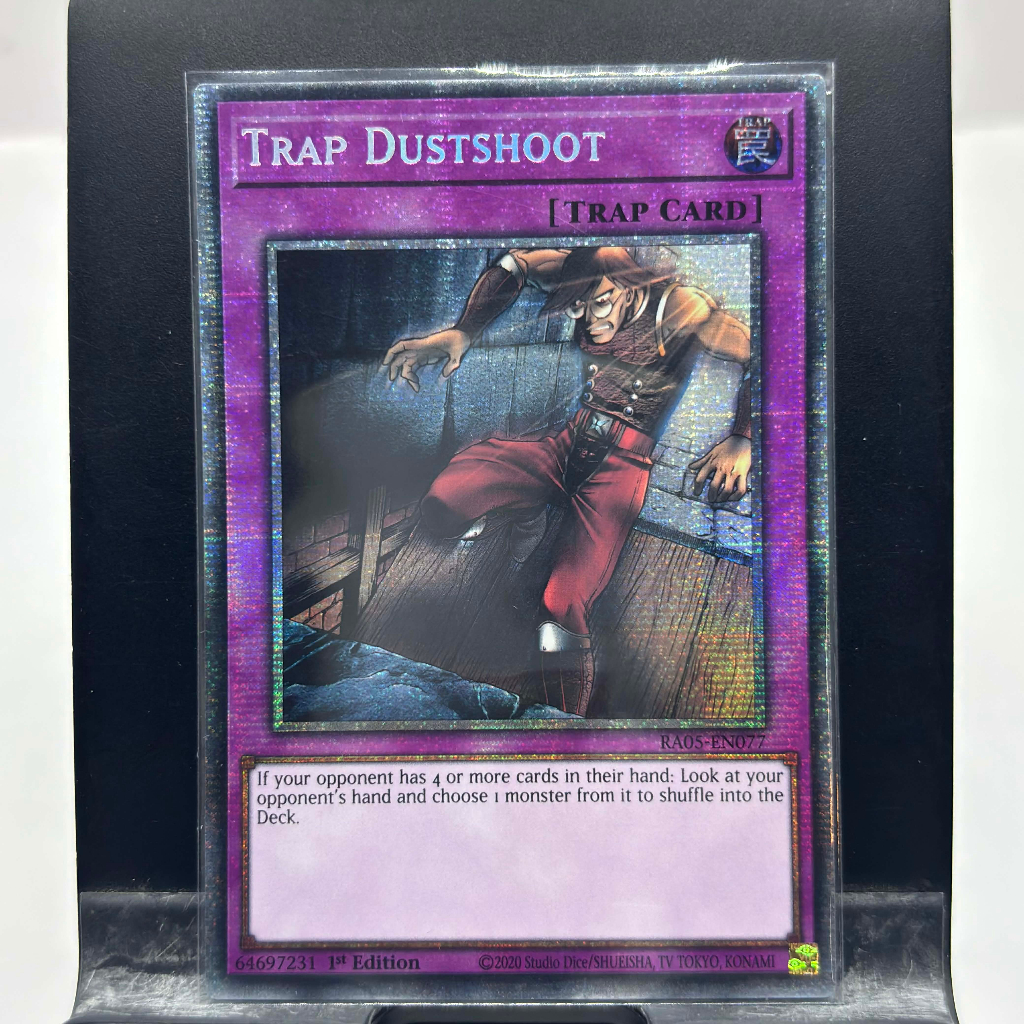 [ Bài Yugioh Chính Hãng ] Trap Dustshoot - RA05-EN077 - Starlight Rare