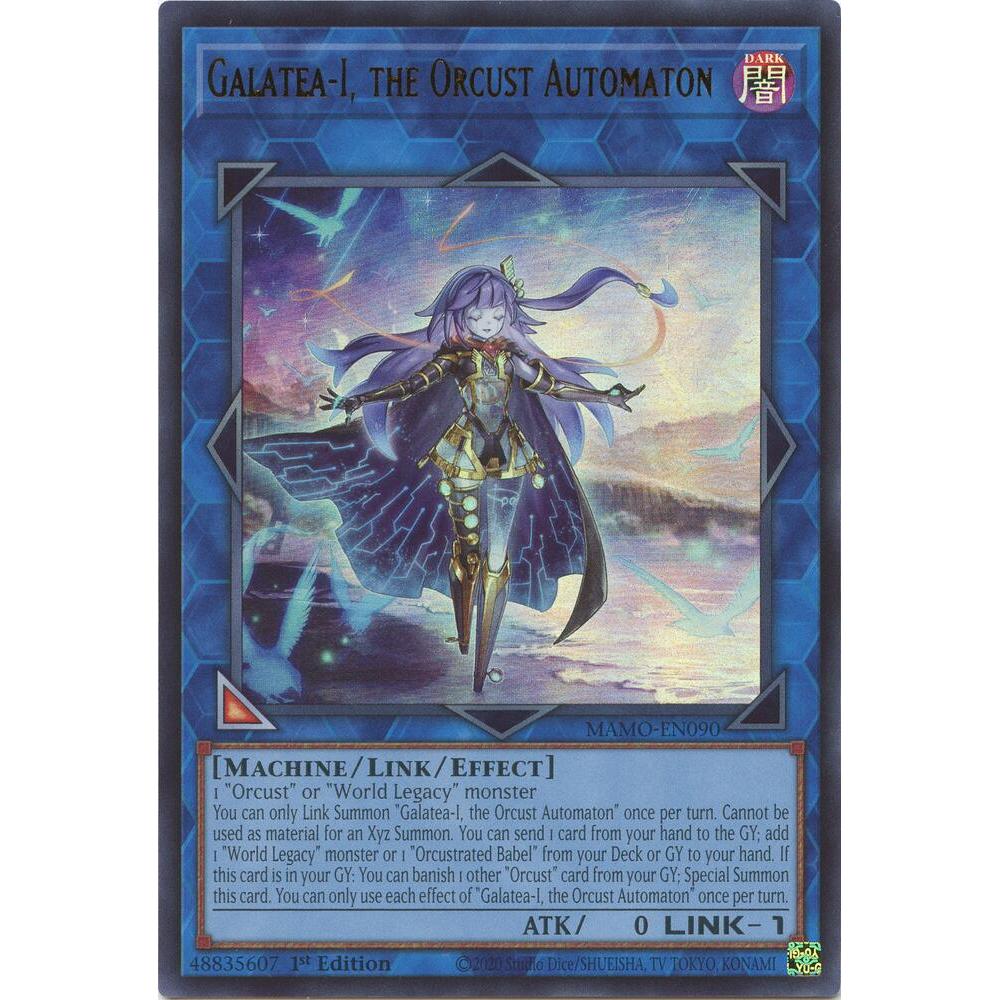 [Thẻ Bài Yugioh Chính Hãng] Galatea-I, the Orcust Automaton - MAMO-EN090 - Ultra Rare