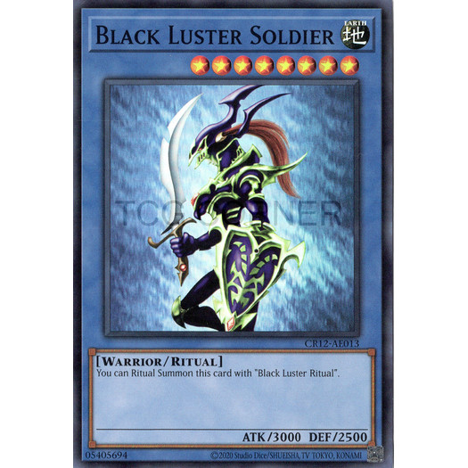 [ Bài Yugioh Chính Hãng ] CR12-AE013 Black Luster Soldier - Super Rare