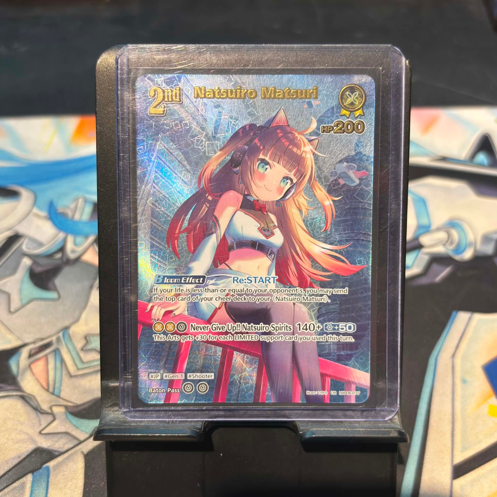 [ Bài Hololive Chính Hãng ] Natsuiro Matsuri - hBP06-077 - Ultra Rare (UR)