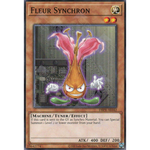 [ Bài Yugioh Chính Hãng ] DBPR-AE042 Fleur Synchron - Common