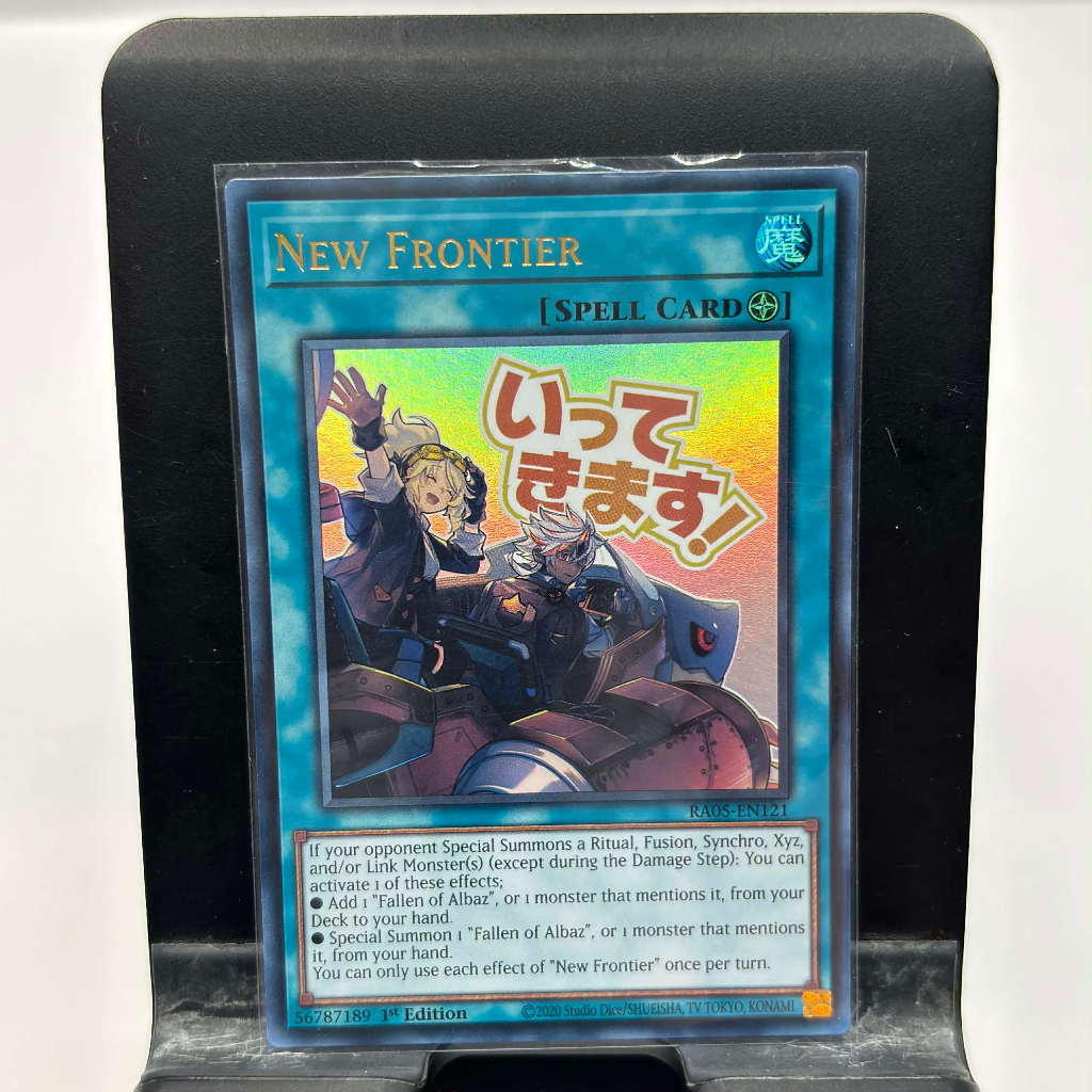[ Bài Yugioh Chính Hãng ] New Frontier (Stamp Edition) - RA05-EN121 - Ultra Rare