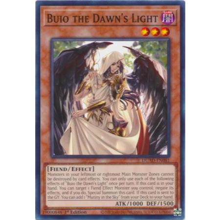 [ Bài Yugioh Chính Hãng ] Buio the Dawn's Light - DUAD-EN081 - Common 1st Edition