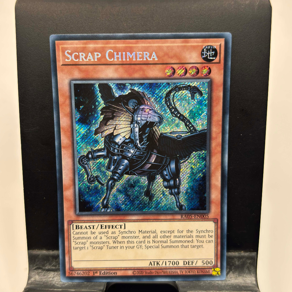 [ Bài Yugioh Chính Hãng ] Scrap Chimera - RA05-EN005 - Super/Ultra/Secret