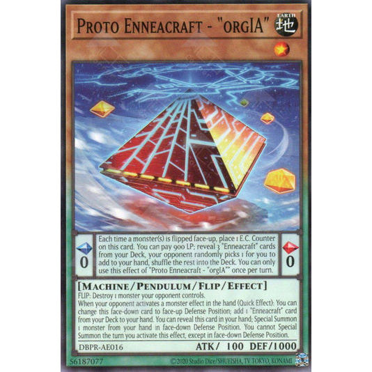 [ Bài Yugioh Chính Hãng ] DBPR-AE016 Proto Enneacraft - 