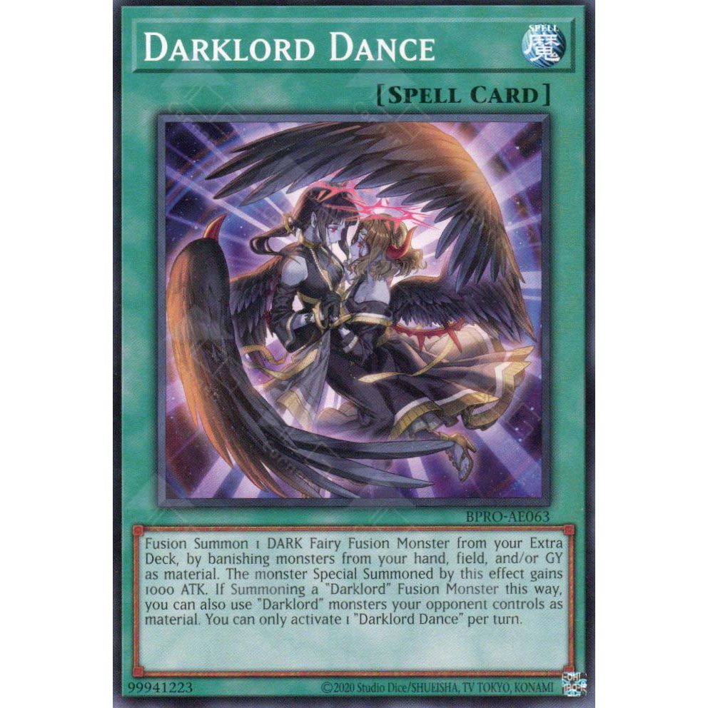 [ Bài Yugioh Chính Hãng ] BPRO-AE063 Darklord Dance - Common
