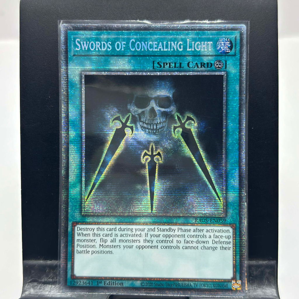 [ Bài Yugioh Chính Hãng ] Swords of Concealing Light - RA05-EN059 - Starlight Rare