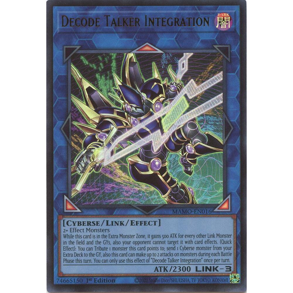 [Thẻ Bài Yugioh Chính Hãng] Decode Talker Integration - MAMO-EN016 - Ultra Rare