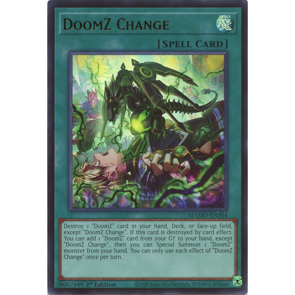 [Thẻ Bài Yugioh Chính Hãng] DoomZ Change - MAMO-EN104 - Ultra Rare