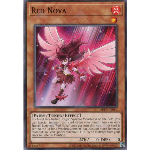 [ Bài Yugioh Chính Hãng ] DBPR-AE050 Red Nova - Common