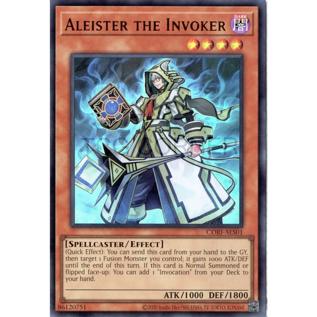 [ Bài Yugioh Chính Hãng ] CORI-AES01 Aleister the Invoker (UR)
