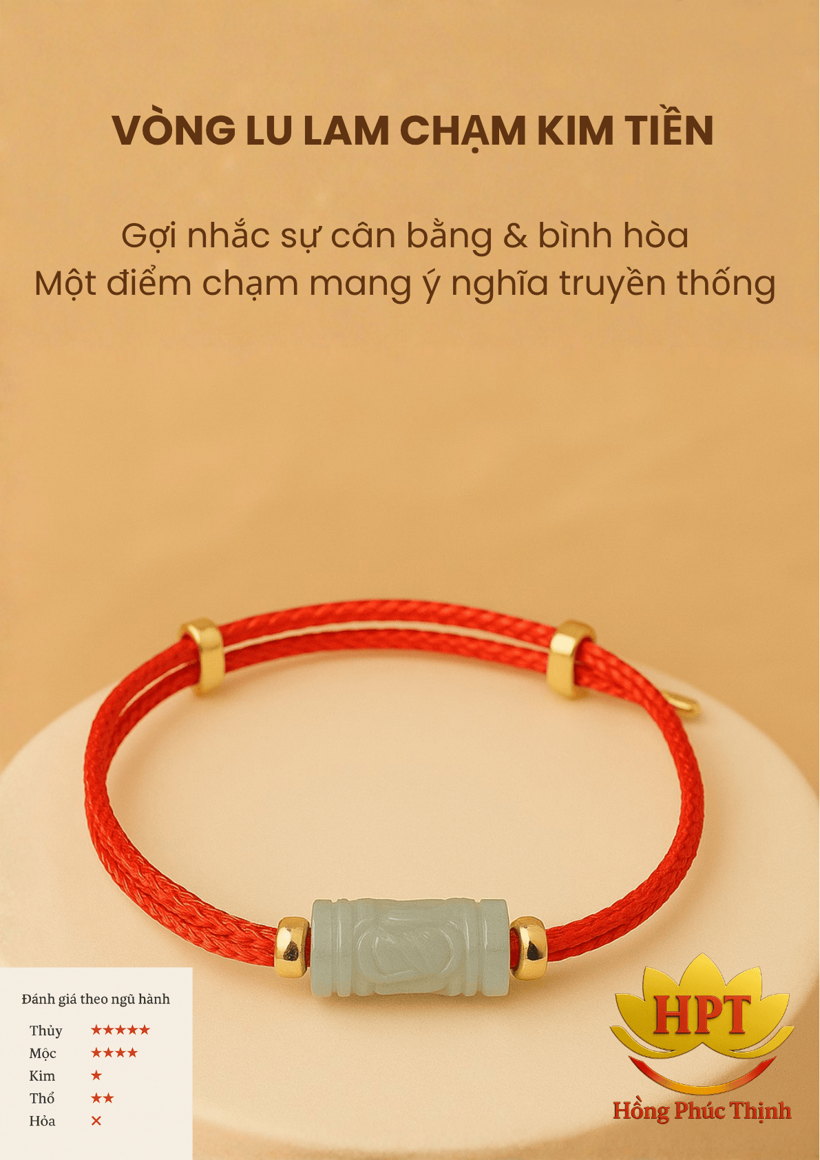 💫 VÒNG LU LAM CHẠM KIM TIỀN – TINH TẾ TRONG TỪNG CHI TIẾT