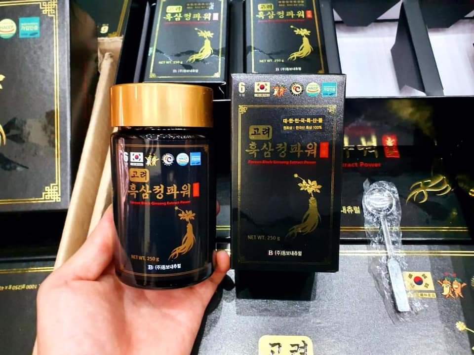 Cao Hắc Sâm Dongbo Hàn Quốc hộp 4 lọ x 250 gram
