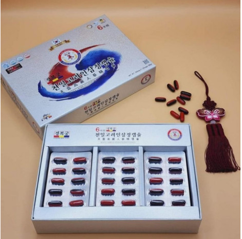 Thiên Sâm Chính Phủ Hàn Quốc 550mg x 120 Viên