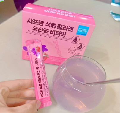 Bột Uống Collagen Lựu Đỏ Nhuỵ Hoa Nghệ Tây